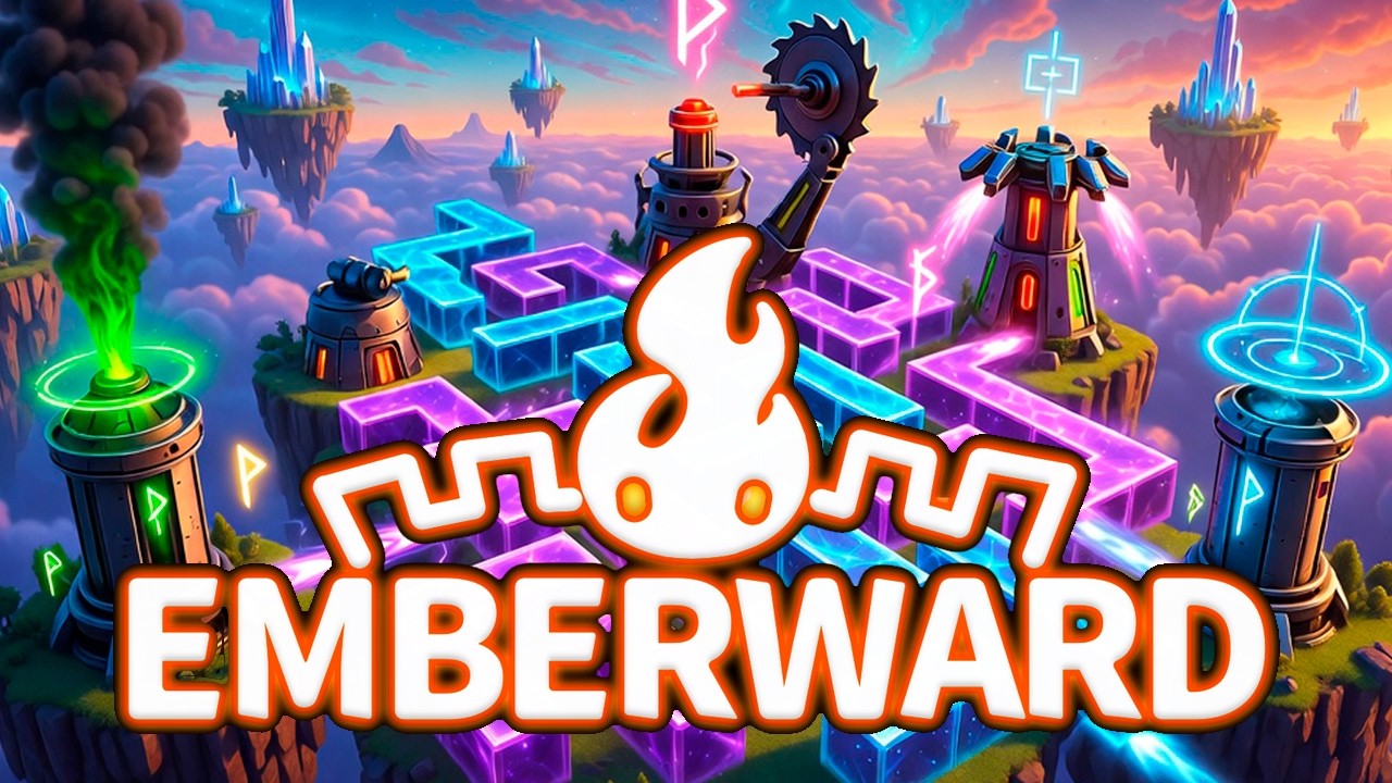 Emberward = Tetris + Tower  Defense! Очень Круто! #9 Открываем Новую Локацию!