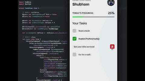 To-Do list app created with #swiftui