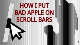 How I put bad apple on 64 scroll bars!