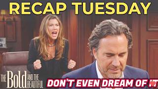 The Bold and the Beautiful Recap 5- 11 -26. Ridge shocked Steffy, saying Brooke wants to be CEO