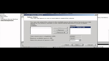 Building A Windows Home Server 2011 - Extending The System Partition