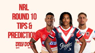 NRL Round 10 Tips and Predictions - Cowboys Are Banned