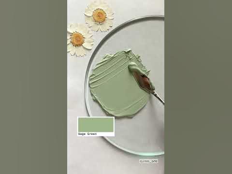 How to Mix Sage Green Paint Easily - Brighter Craft