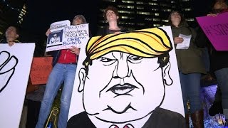 Anti-Trump protesters hold New York demo