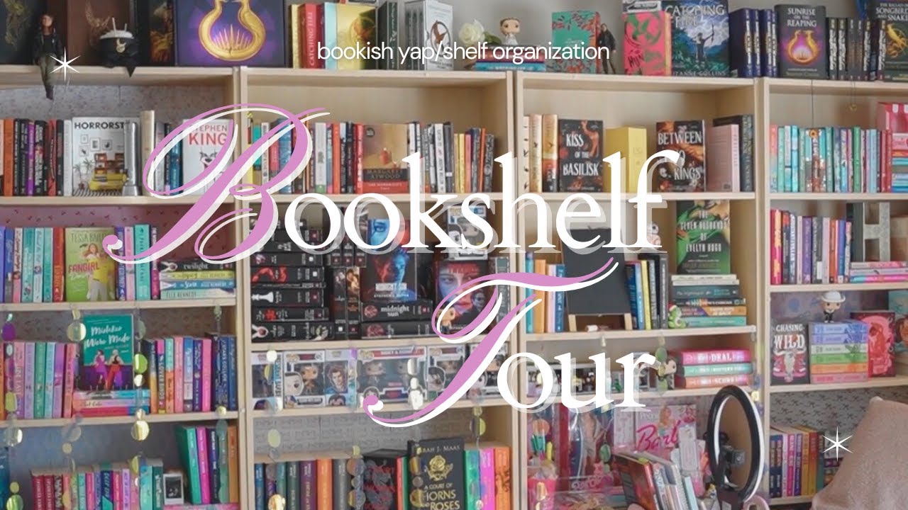 bookish yap📚📖🌟: bookshelf tour, my reading goals for 2026, book organization