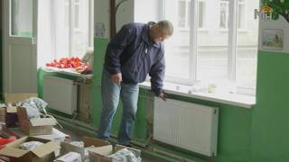 У Тетерівському ліцеї триває капітальний ремонт системи опалення (ВІДЕО)