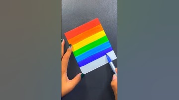 Rainbow unicorn 🌈🦄 #letsdraw #unique #unicorn #rainbow @5minutescreativelearning