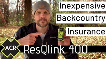 INEXPENSIVE BACKCOUNTRY INSURANCE: ACR ResQlink 400 (Unboxing and Review)
