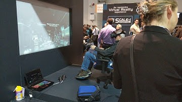 3dRudder VR Locomotion, CES 2018 [4K Video]