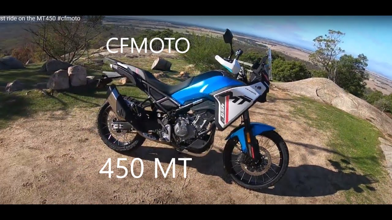 My first ride on the #cfmoto 450MT - YouTube