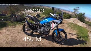 My first ride on the #cfmoto 450MT