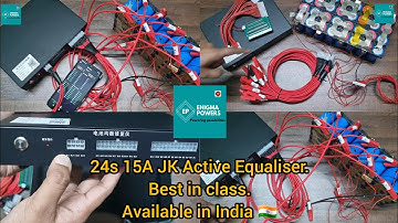 How to Balance Lithium Battery using JK 15A active Balancer. #battery #jkbms #activebms #equalizer