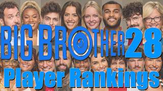 Big Brother 28 - Player Rankings