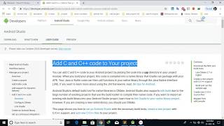 Setup OpenCV in Android Studio 3.x