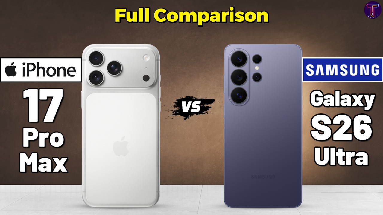 iPhone 17 Pro Max vs Samsung Galaxy S26 Ultra : Full Comparison 🤔❓