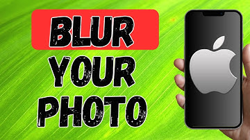 How To Blur Photo On Iphone