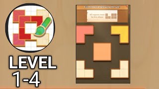 Sand shape level 1-4 walkthrough solution 