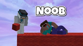 Playing Bedwars with a noob