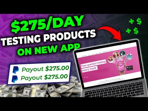 New Apps Pays $275/Day to Test Products from Home! (Get Paid to Test) | Apps That Pay You in 2023