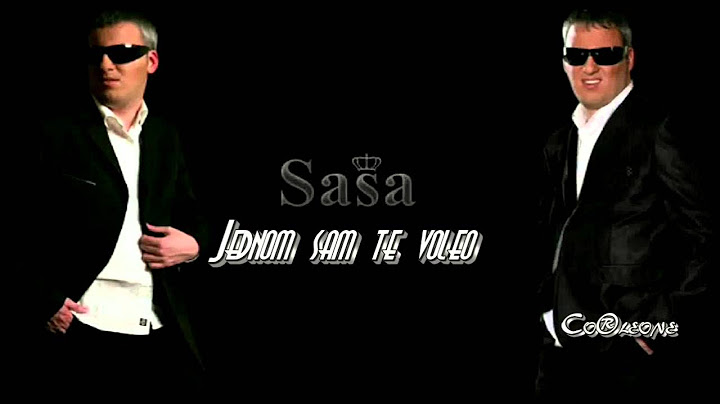 Sasa Matic - Jednom sam te voleo - (Audio 2011)