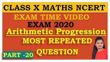 Most repeated question from AP  | Class 10 Maths CBSE Maths Exam 2020