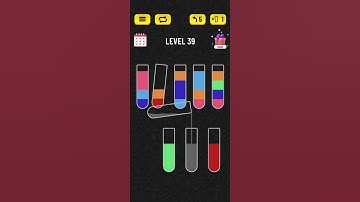 Watersort puzzle level 39 #game #gaming #viralvideo #watersortpuzzle #puzzle #watersort #level39