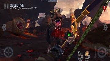 DINO HUNTER: DEADLY SHORE - Gameplay Walkthrough Part 155 | KILL 2 YOUNG TARBOSAURUSES