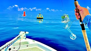 Fishing 30 miles out on a *24ft* Bay Boat When I Caught THIS....[Catch, Clean, Cook] 30 Miles Out Live At Gadi S