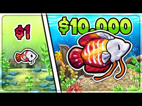 I Spent 100 Minutes Evolving The Most EXPENSIVE FISH in Chillquarium