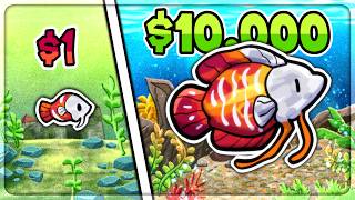 I Spent 100 Minutes Evolving The Most EXPENSIVE FISH in Chillquarium