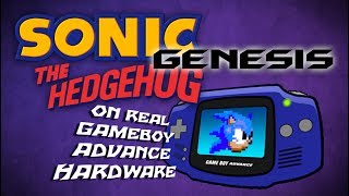 Sonic GBA Remake on Real Hardware (Stealth)