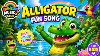 A for alligator . Kids fun song learn A B C #kids #fun #entertainment #learning #play #abcd