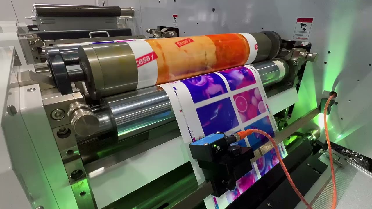 Hybrid printing machine with sheeting raw