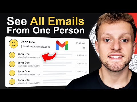 How To See All Emails From One Person In Gmail Step By Step 