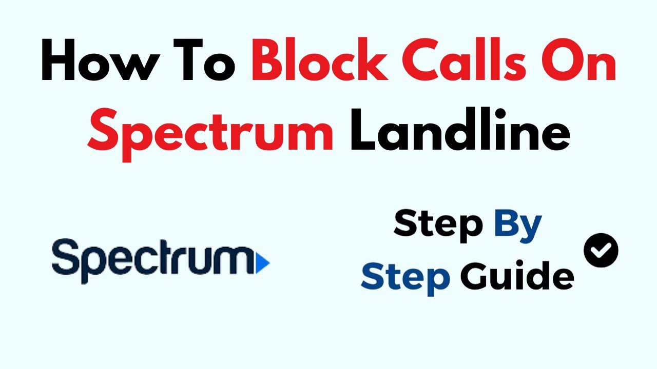 How To Block Calls On Spectrum Landline - YouTube