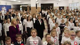 „Szkoła do hymnu” 2024 w Szkole Podstawowej w Przykonie