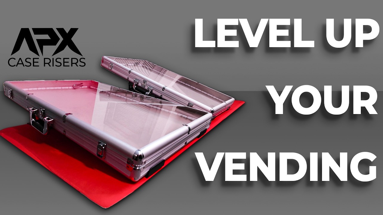 Case Riser APX Case Riser Review | Card Show Vending Products - YouTube