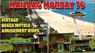 Mailbag Monday 76 - Vintage Amusement Rides, Beach Motels & More #postcard #amusementpark #vintage