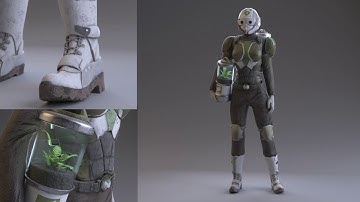 Emilie Dery | 3D Modelling and Texturing Demo Reel | 2019