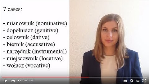 Polish for beginners. Lesson 16. Polish cases: introduction. Mianownik (nominative).