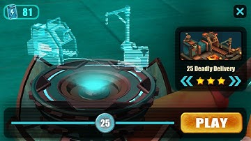 Tiny Robots Recharged Level 25 || Deadly Delivery || Walkthrough Solution.