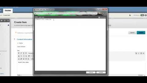Embed a Films on Demand video into a Blackboard course