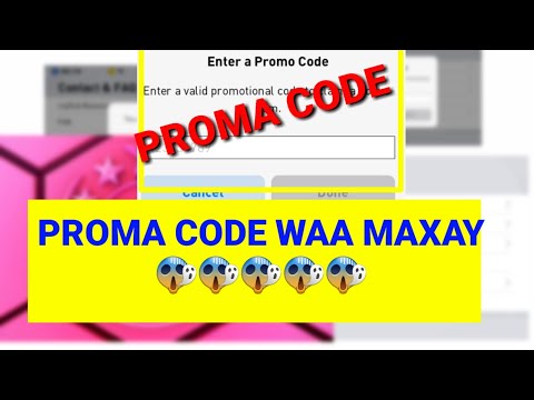 😱WAA MAXAY PROMO CORD? PES2021 AFSOMALI   SHUJAC GEMAR  FRE ICONIC FREE COINS   PROMO CORD