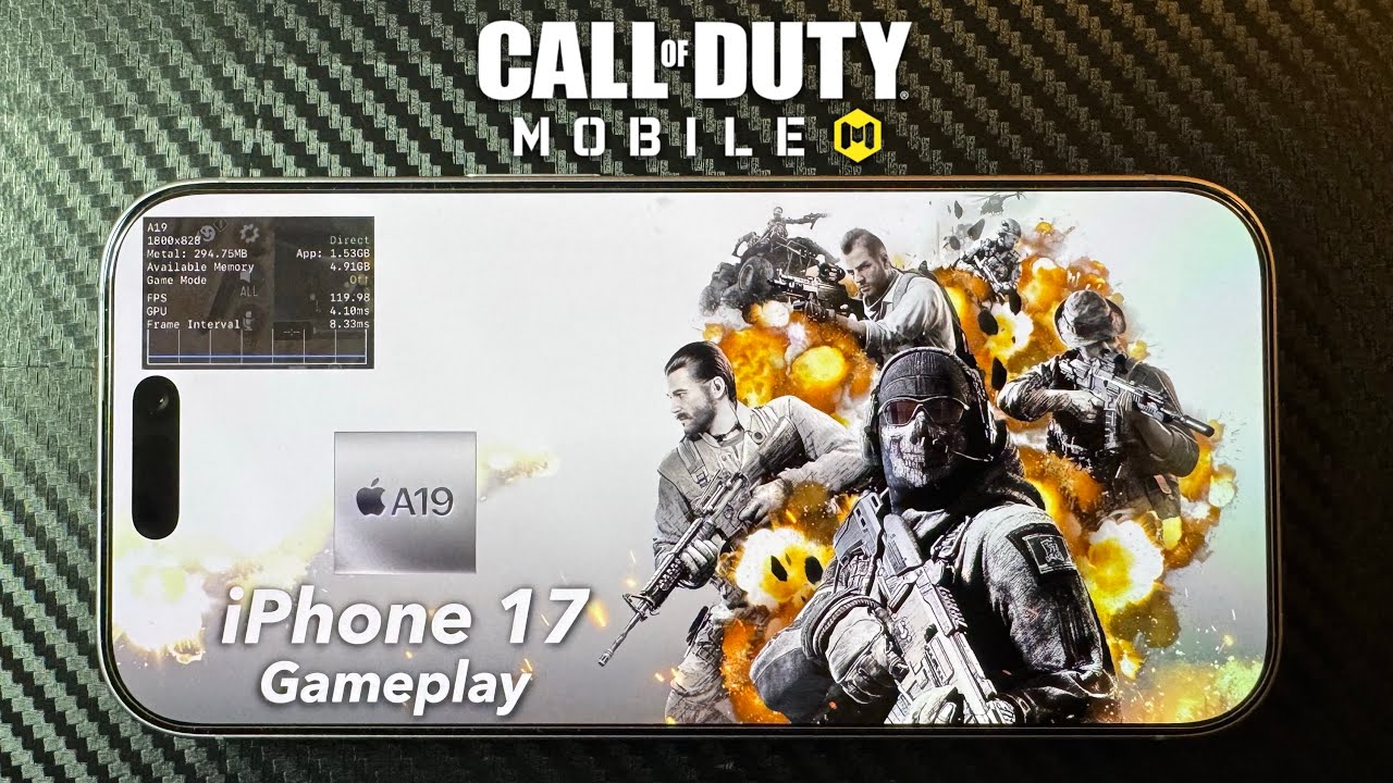 Iphone Cod's iPhone 17 COD Mobile - All Performance Tested (120 fps) - YouTube