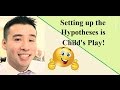 An Easy Rule to Setting Up the Null & Alternate Hypotheses! - Statistics Help