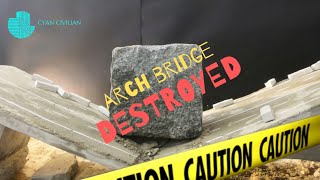 Mini Construction DESTROYED ll DIY  Bridge II Bridge Weight Test II Demolition Simulation ll