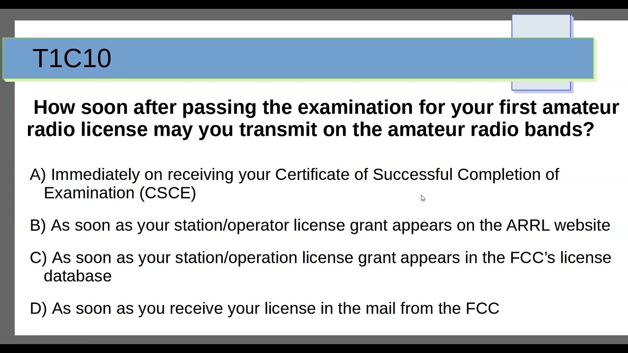 10B Commission's Rules T1 V4