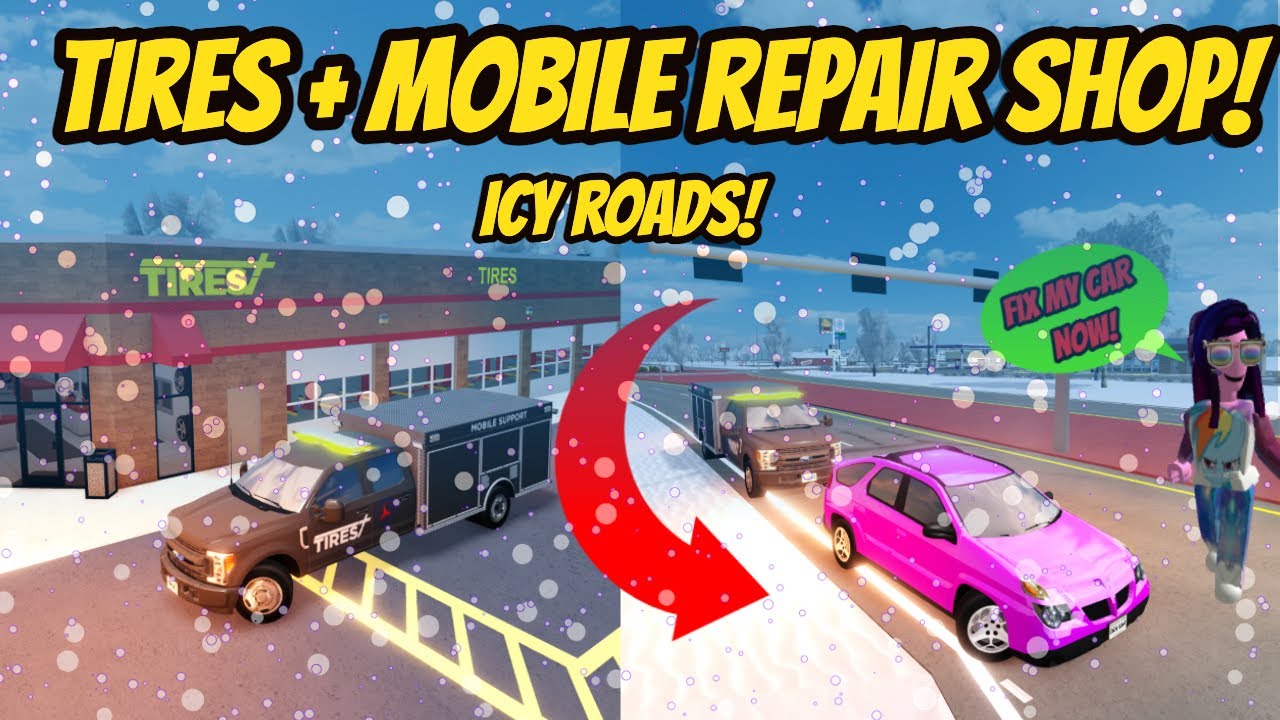 Greenville, Wisc Roblox l Mobile Tire Repair ICE STORM Rp - YouTube