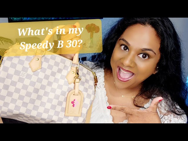 What's in my purse + Louis Vuitton Speedy Bandouliere 30 review