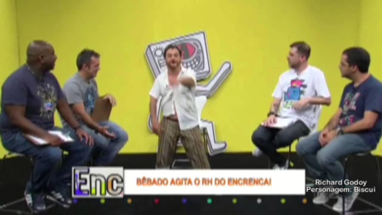 Programa Encrenca Rede TV – Richard Godoy – Bêbado Biscui